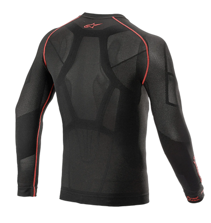 ALPINESTARS RIDE TECH V2 TOP LONG SLEEVE SUMMER - BLACK RED