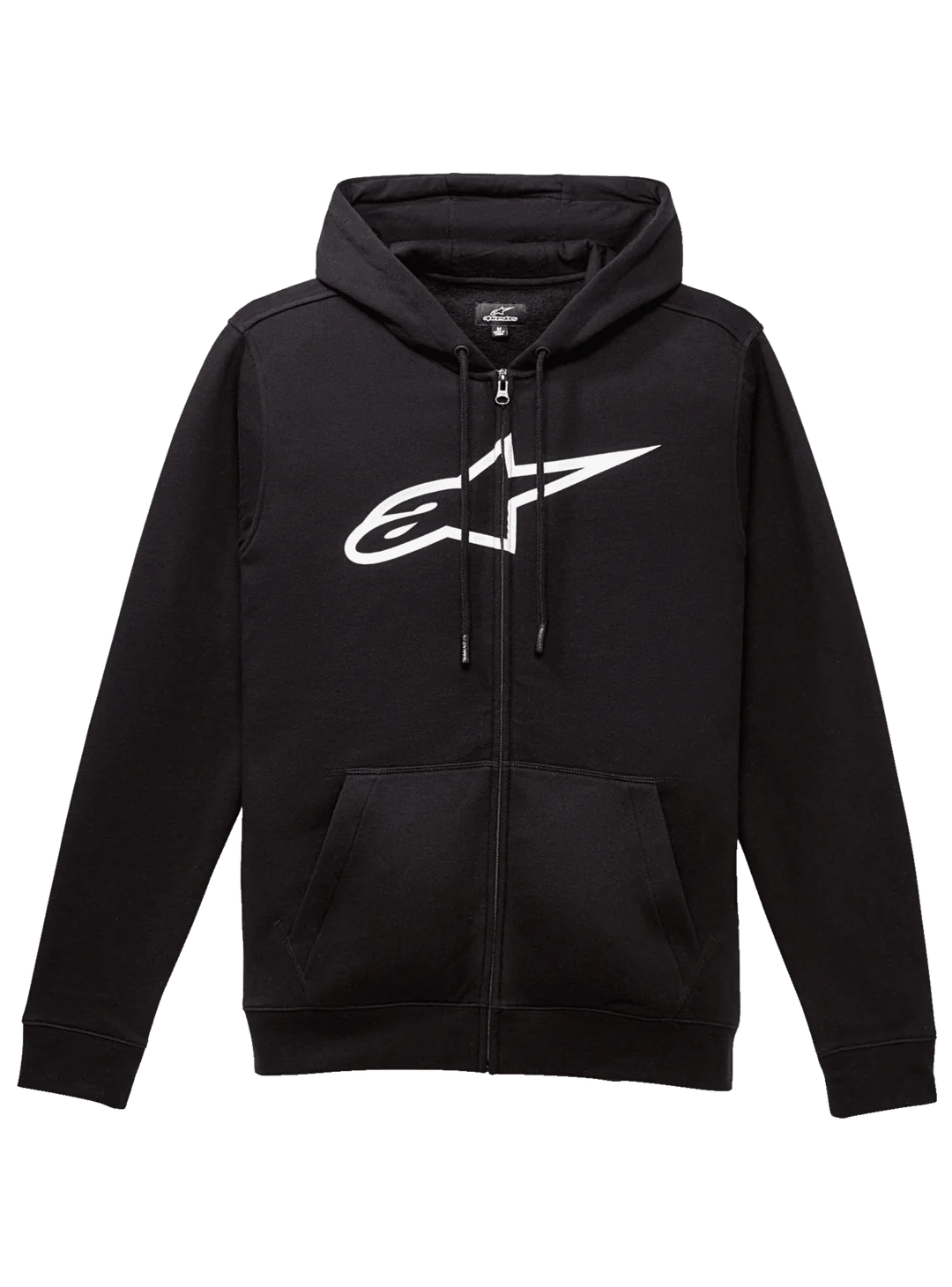 ALPINESTARS AGELESS ZIP HOODIE V3 - BLACK/WHITE