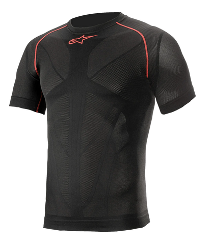 ALPINESTARS RIDE TECH V2 TOP SHORT SLEEVE SUMMER - BLACK RED