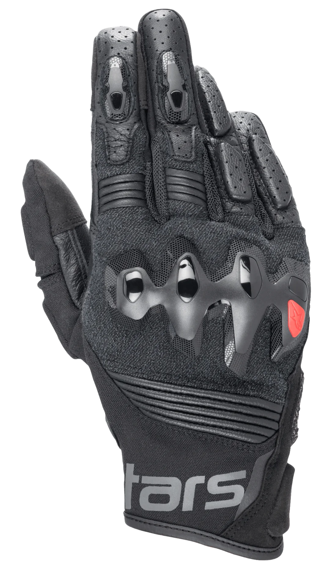 ALPINESTARS HALO LEATHER GLOVES - BLACK