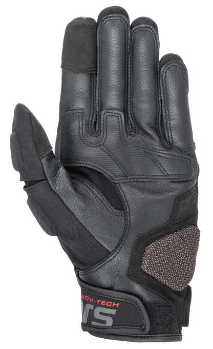 ALPINESTARS HALO LEATHER GLOVES - BLACK
