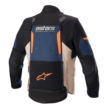 ALPINESTARS HALO DRYSTAR JACKET - DARK BLUE DARK KHAKI FLAME ORA