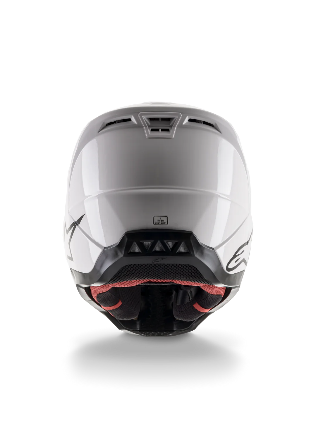 ALPINESTARS S-M5 SOLID HELMET ECE 22.06 - WHITE GLOSSY
